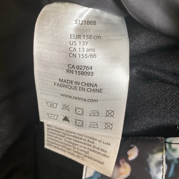 Reima Terrie. Reimatec Winter Pants. Black - Picture 9 of 12